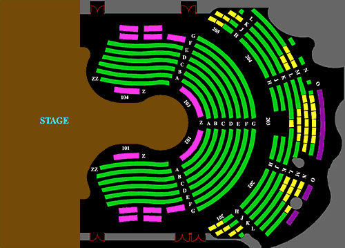 Cirque Du Soleil Zumanity Las Vegas Seating Chart